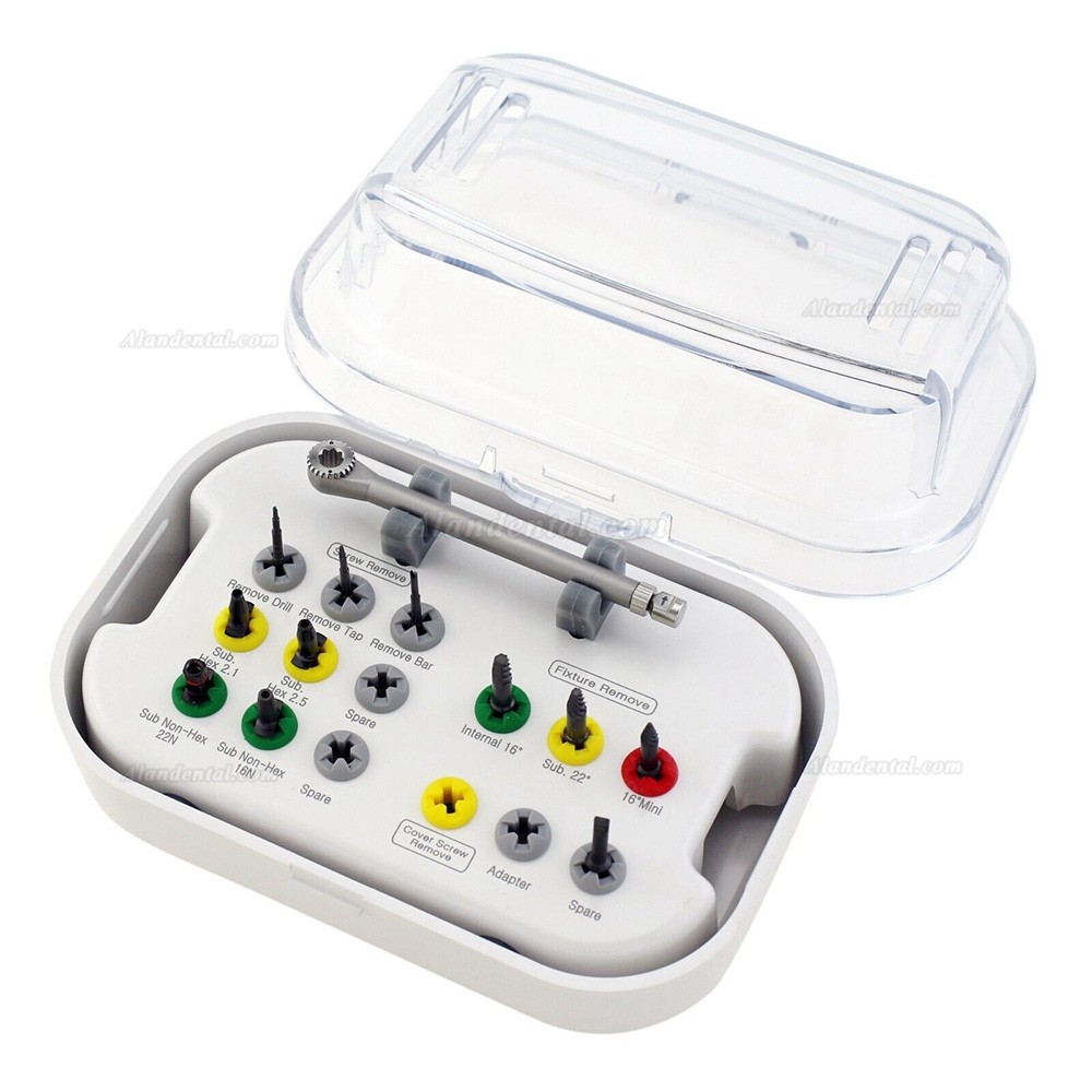 Dental Implant Fixture & Fractured Screw Removal Kit